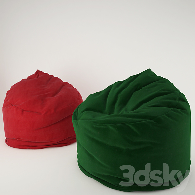 Bag chair 3DSMax File - thumbnail 1