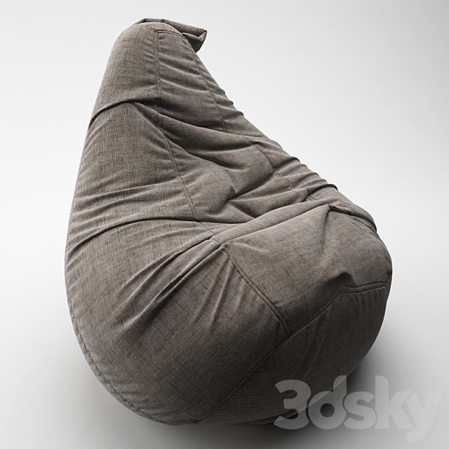 bag chair 3DSMax File - thumbnail 1