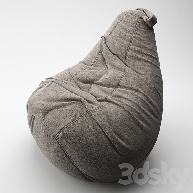 bag chair 3DSMax File - thumbnail 2