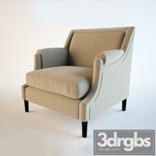 Baker 6347 Priam Chair 3dsmax Download - thumbnail 1