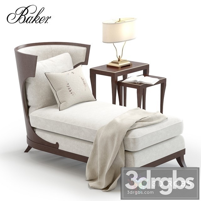 Baker Atrium Armchair 3dsmax Download - thumbnail 1