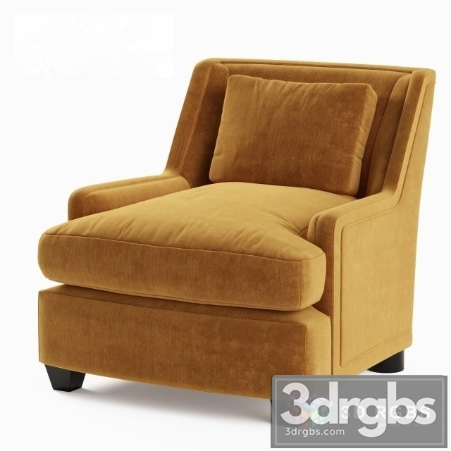 Baker Colin Cab 6712C Armchair 3dsmax Download - thumbnail 1