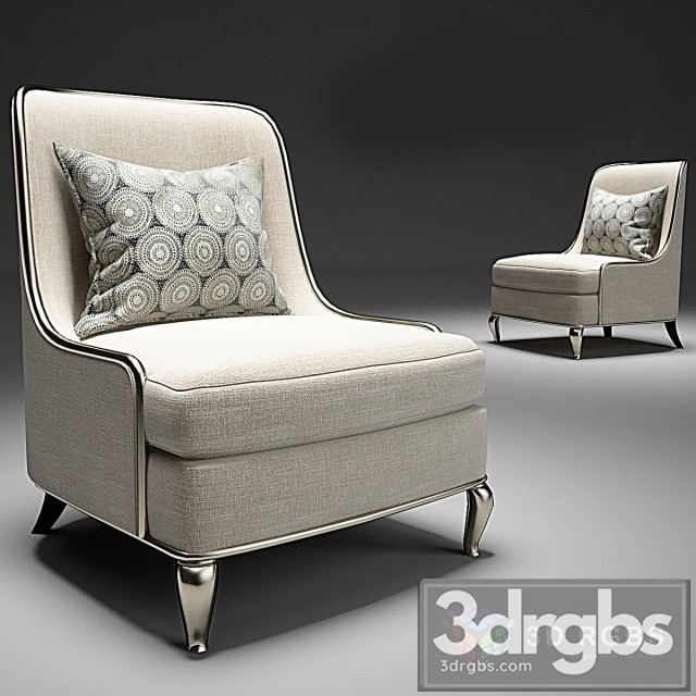 Baker Empress Chair 3dsmax Download - thumbnail 1