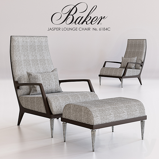 BAKER JASPER LOUNGE CHAIR 3DSMax File - thumbnail 1