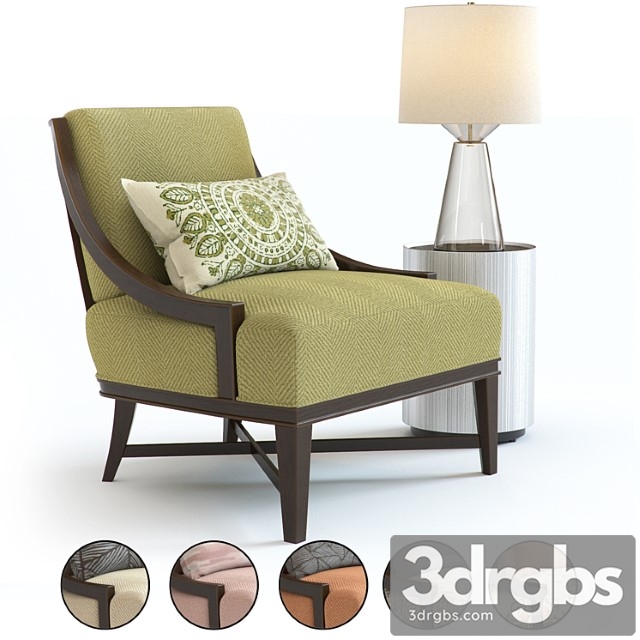 Baker Nob Hill Lounge Chair 1 3dsmax Download - thumbnail 1