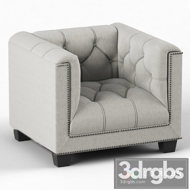 Baker Paris Club Chair 3dsmax Download - thumbnail 1