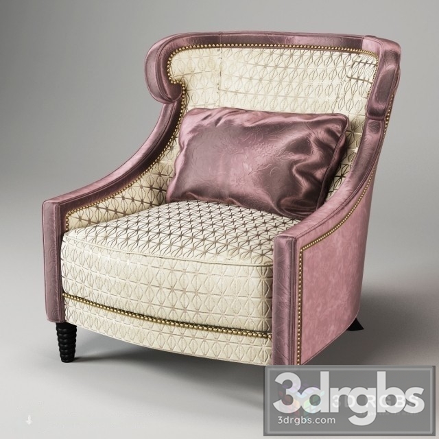 Baker Tuileries Armchair 3dsmax Download - thumbnail 1