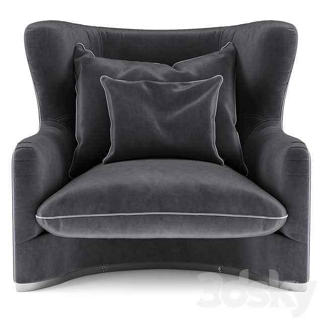 Balance armchair – Visionnaire 3DS Max Model - thumbnail 2