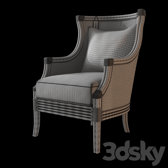 BALI HAI RUM BEACH CHAIR 3ds Max - thumbnail 2