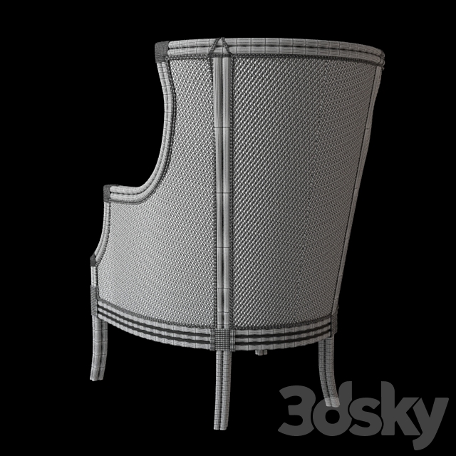 BALI HAI RUM BEACH CHAIR 3ds Max - thumbnail 3