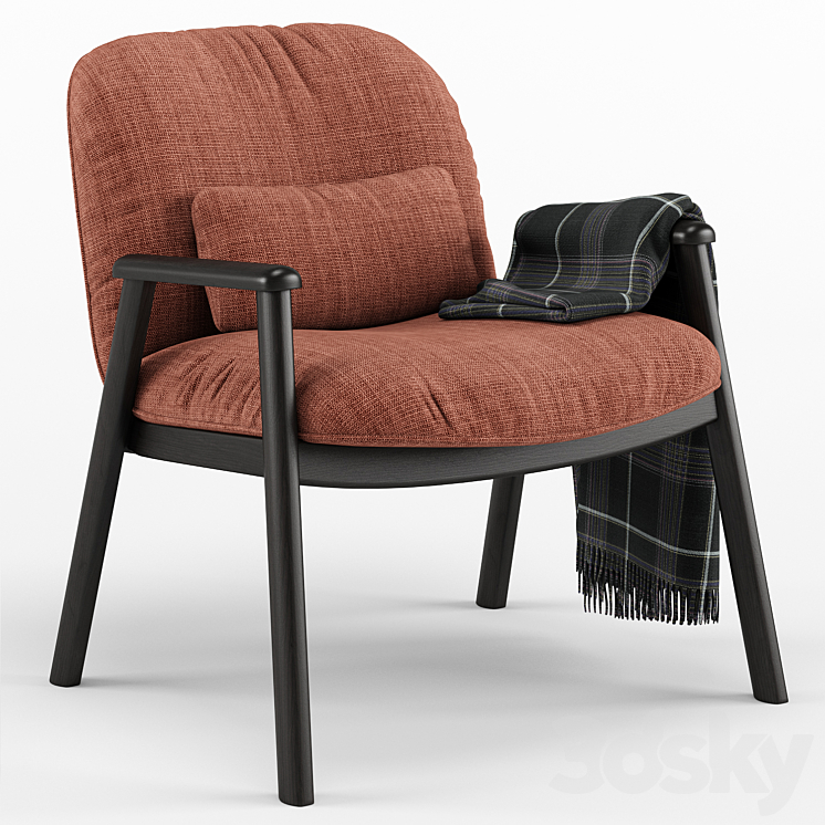 Baltimora armchair – Calligaris 3DS Max - thumbnail 1