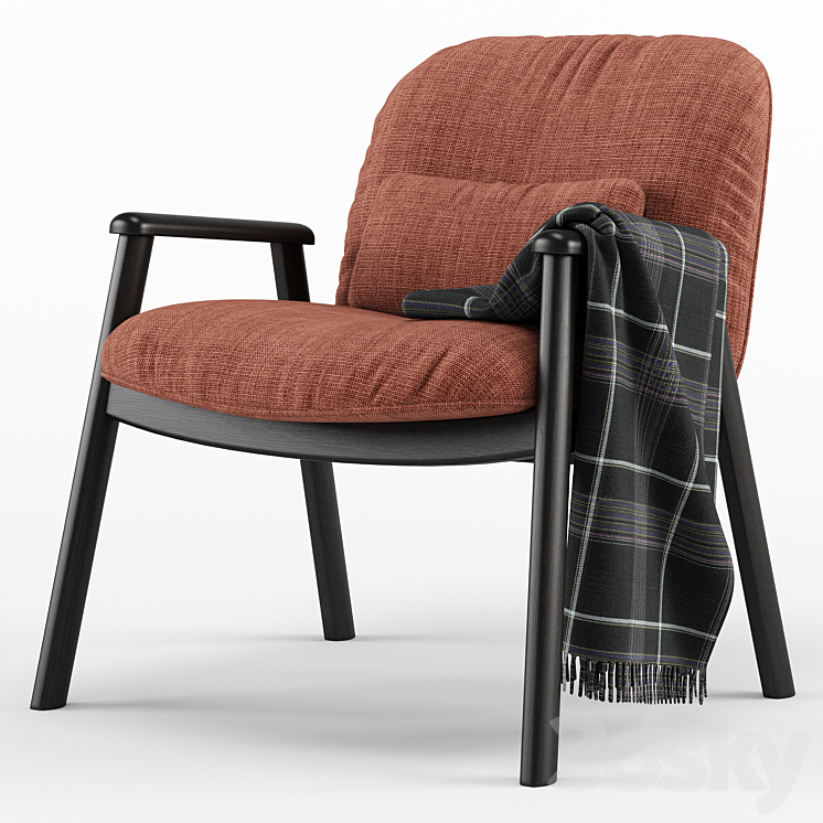 Baltimora armchair – Calligaris 3DS Max - thumbnail 2