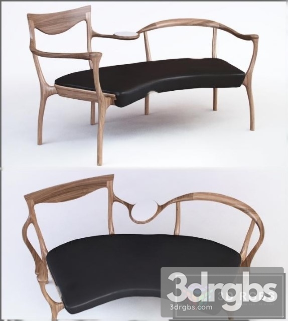 Banquet Ceccotti Armchair 3dsmax Download - thumbnail 1