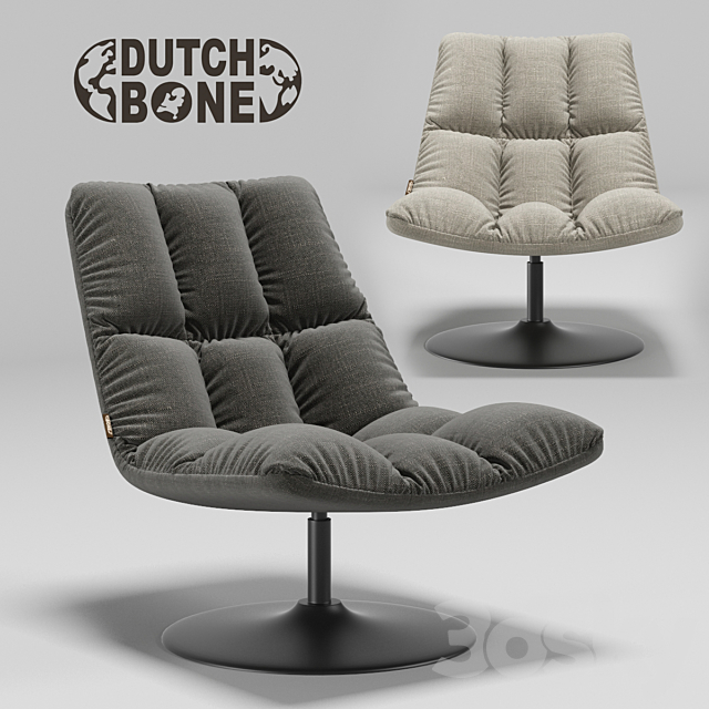 Bar lounge chair 3DSMax File - thumbnail 1