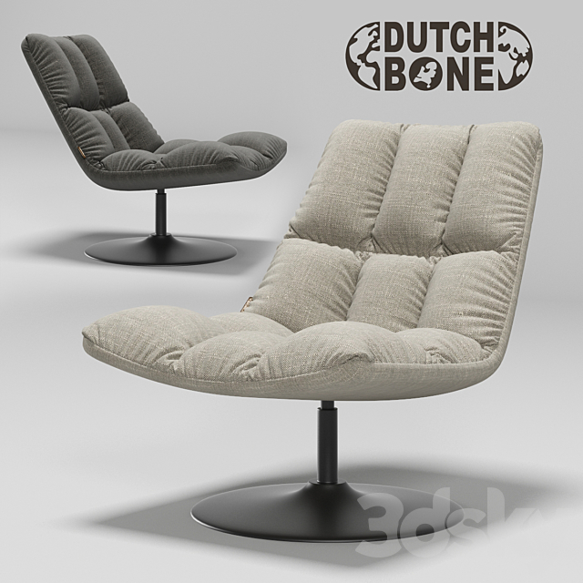 Bar lounge chair 3DSMax File - thumbnail 2