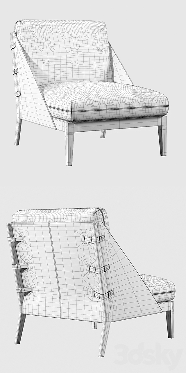 Barao Chair 3ds Max - thumbnail 3