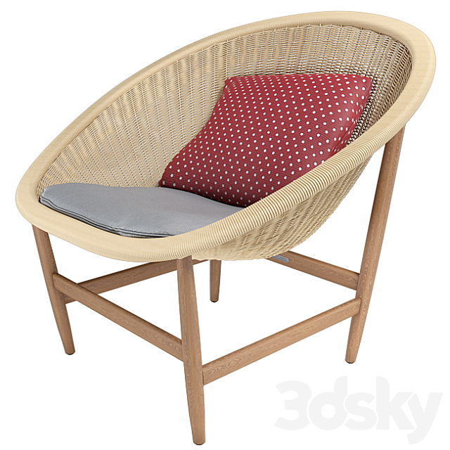 Basket Chair – Kettal 3ds Max - thumbnail 1