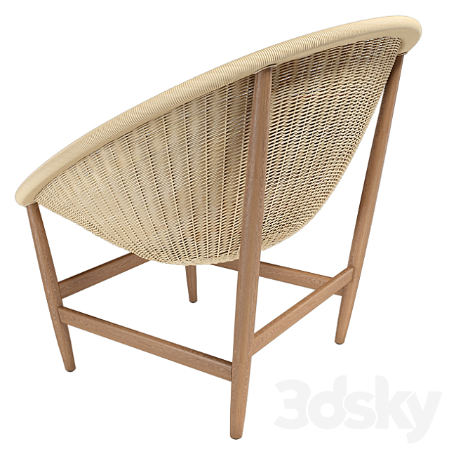 Basket Chair – Kettal 3ds Max - thumbnail 2