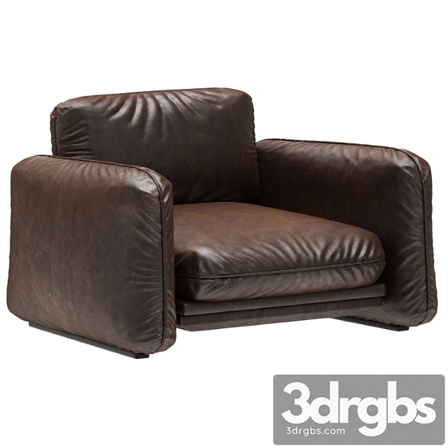 Baxter brigitte armchair 3dsmax Download - thumbnail 1