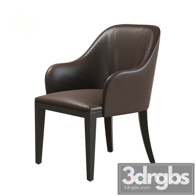 Baxter Decor Armchair 3dsmax Download - thumbnail 1