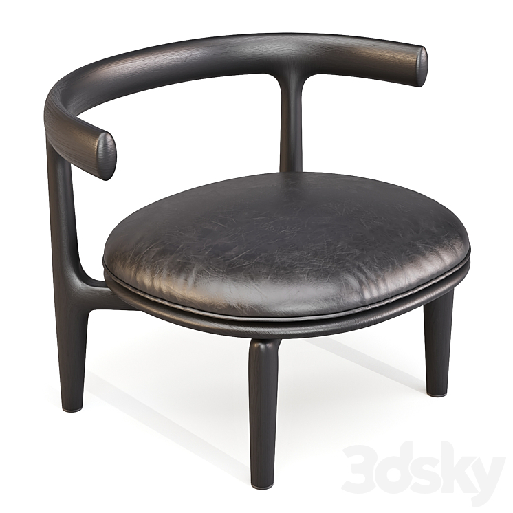 Baxter: Himba – Little Arm Chair 3DS Max Model - thumbnail 3