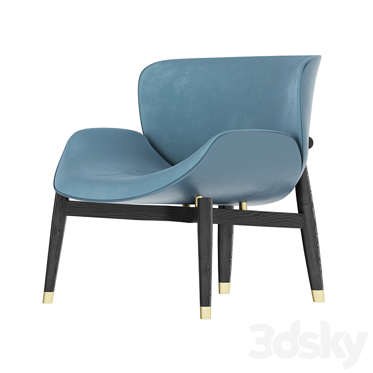 Baxter Jorgen Chair 3DS Max Model - thumbnail 1