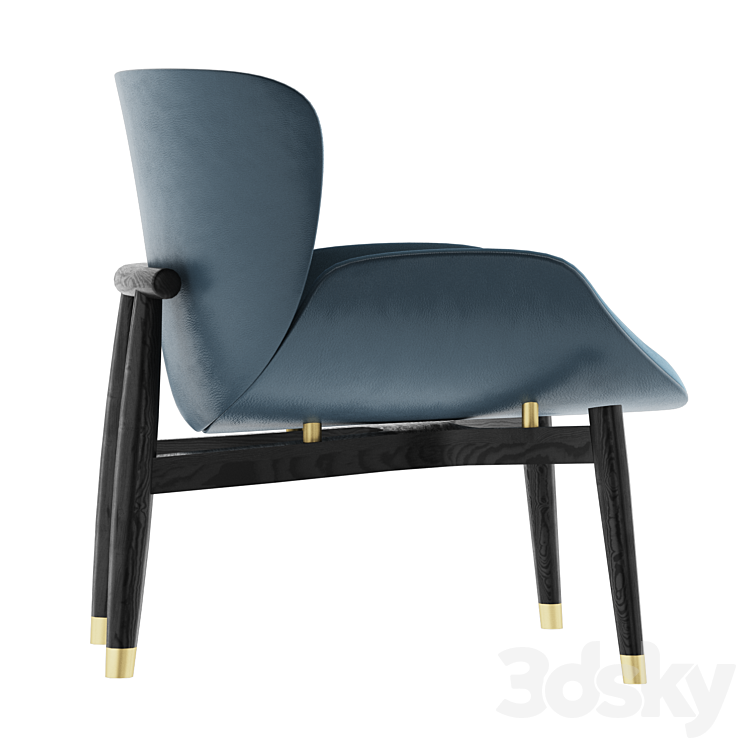 Baxter Jorgen Chair 3DS Max Model - thumbnail 2