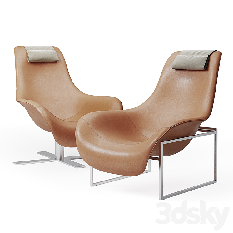 B&B Armchair Mart 3DS Max - thumbnail 1