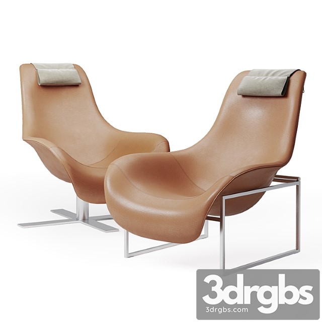 B&b armchair mart 3dsmax Download - thumbnail 1