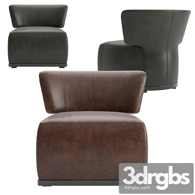 B&b italia amoenus soft chair 3dsmax Download - thumbnail 1