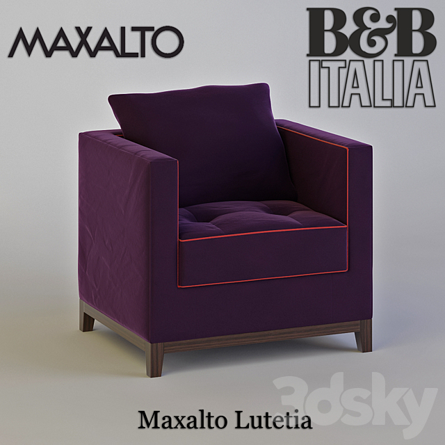 B&B Italia Maxalto Lutetia 3DSMax File - thumbnail 1