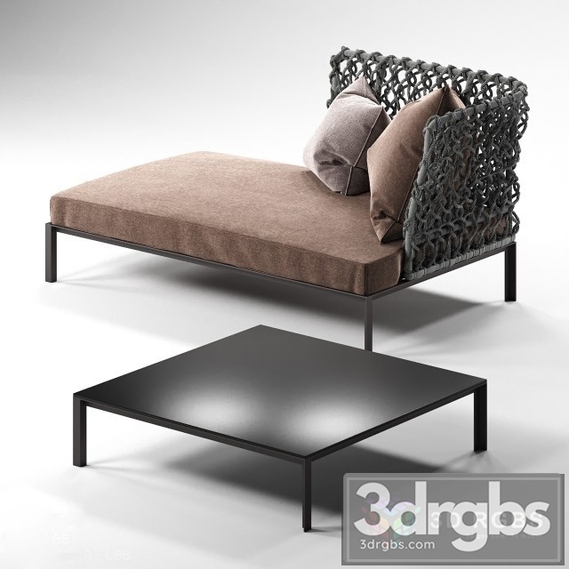 BB Ravel R160A6D Armchair 3dsmax Download - thumbnail 1