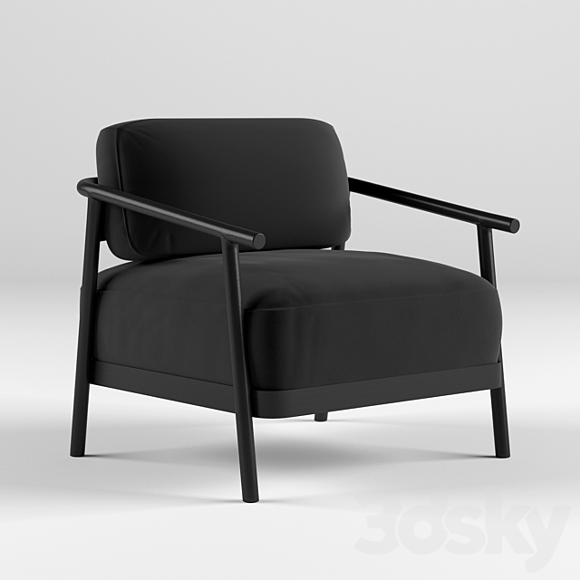 BB3 lounge chair 3ds Max - thumbnail 1