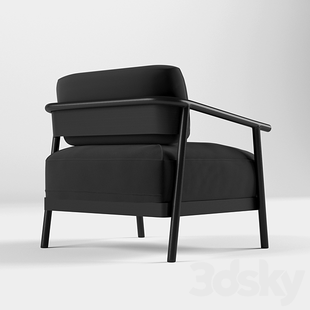 BB3 lounge chair 3ds Max - thumbnail 2