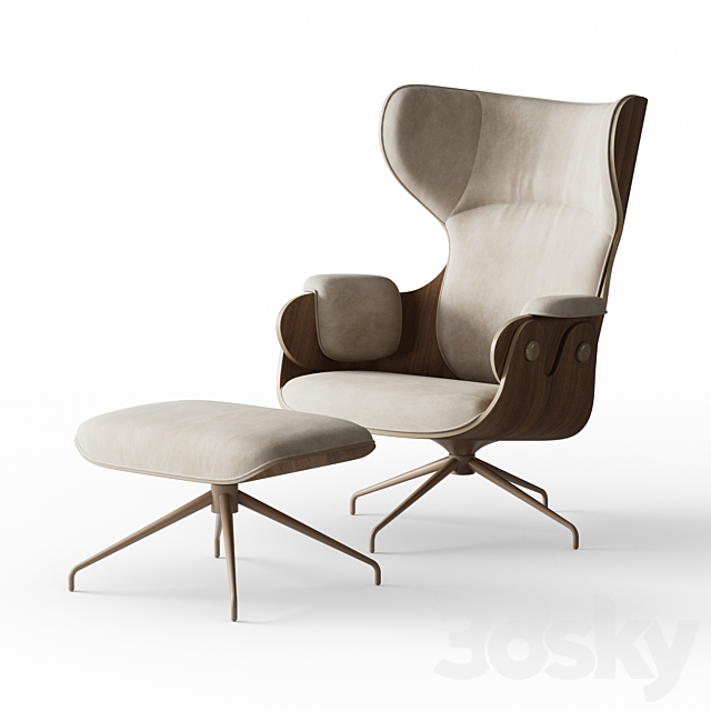 BD Barcelona Design LOUNGER 3ds Max - thumbnail 1