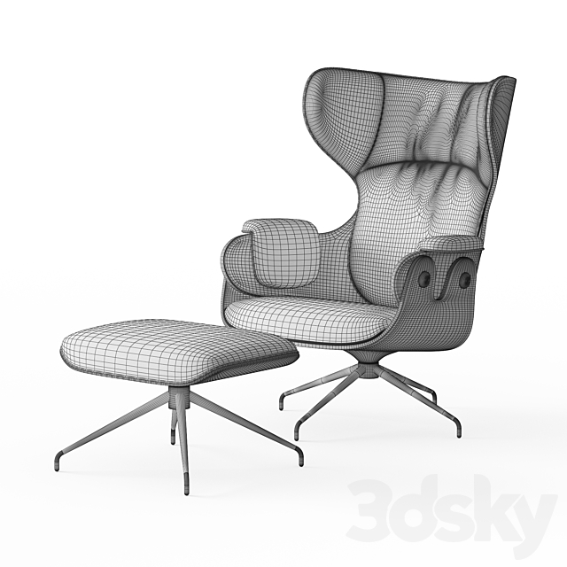 BD Barcelona Design LOUNGER 3ds Max - thumbnail 2