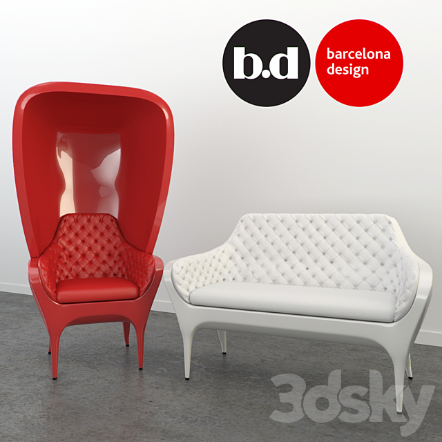 BD Barcelona Design Showtime 3DS Max Model - thumbnail 3