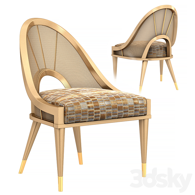 Be spoke caracole chair 3DS Max - thumbnail 1