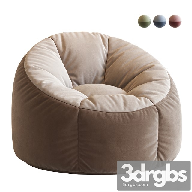 Bean bag chair 3dsmax Download - thumbnail 1