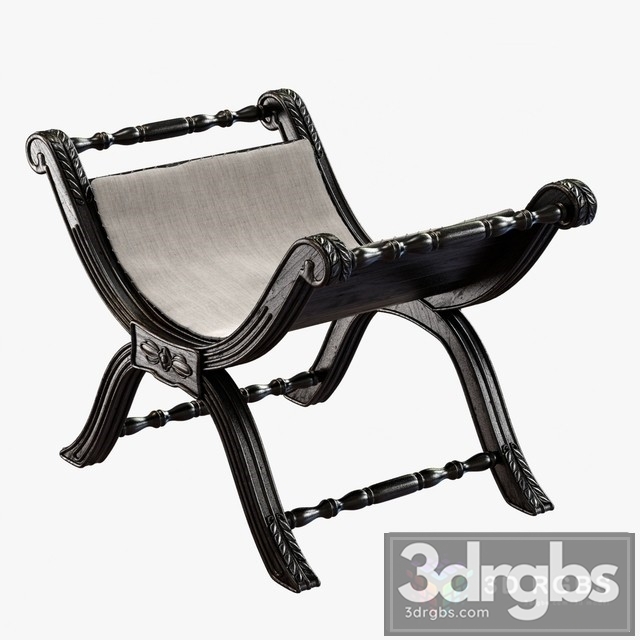 Bella Vista Neoclassical Chair 3dsmax Download - thumbnail 1