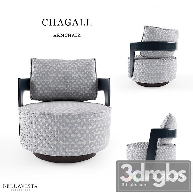 Bellavista Chagall Armchair 3dsmax Download - thumbnail 1