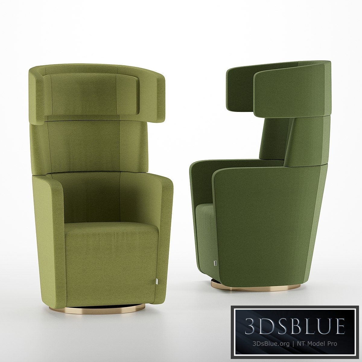 BENE PARCS – WING CHAIR 3DS Max - thumbnail 3