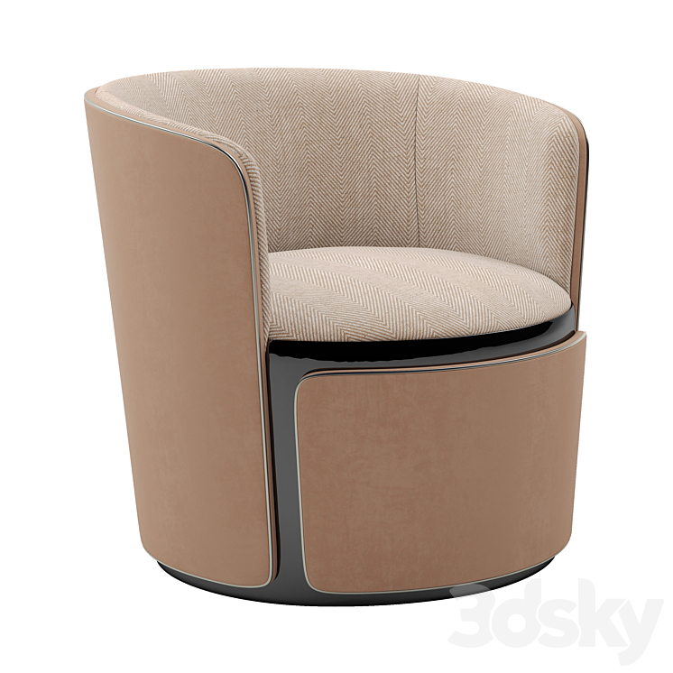 Bentley Home Mere armchair 3DS Max - thumbnail 1