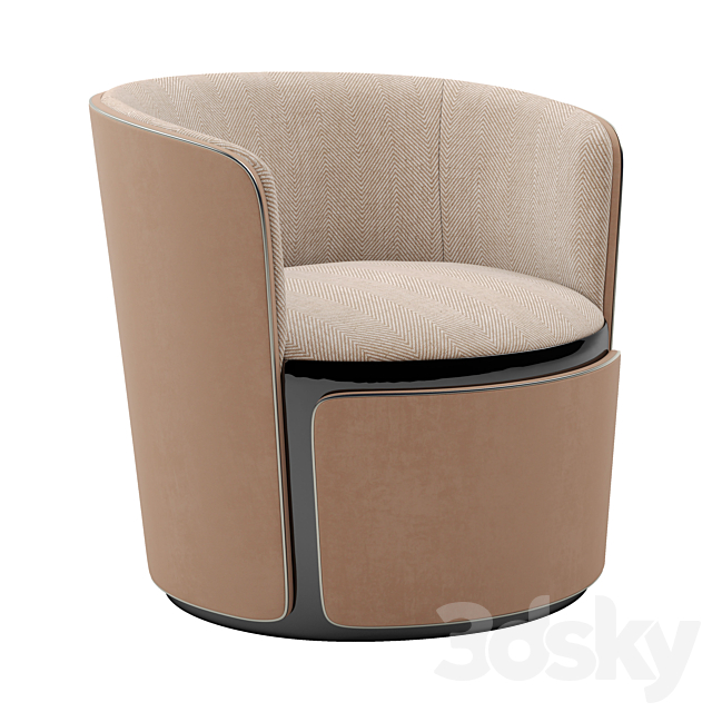 Bentley Home Mere armchair 3DSMax File - thumbnail 1