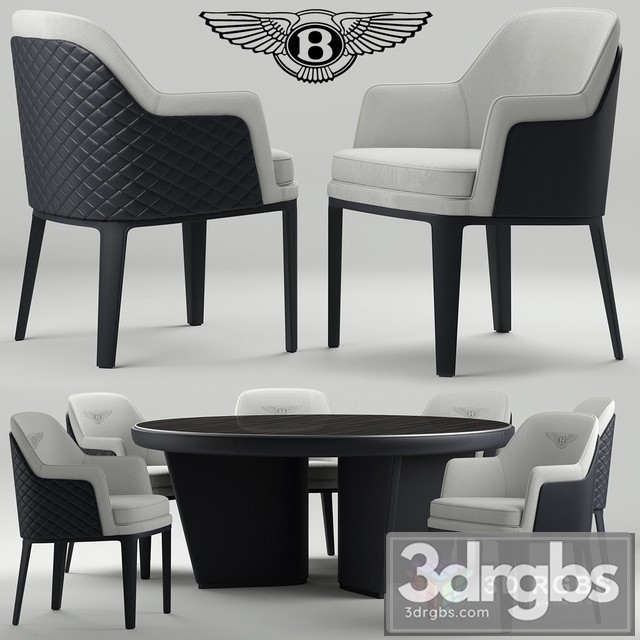 Bentley Kendal Armchair 3dsmax Download - thumbnail 1