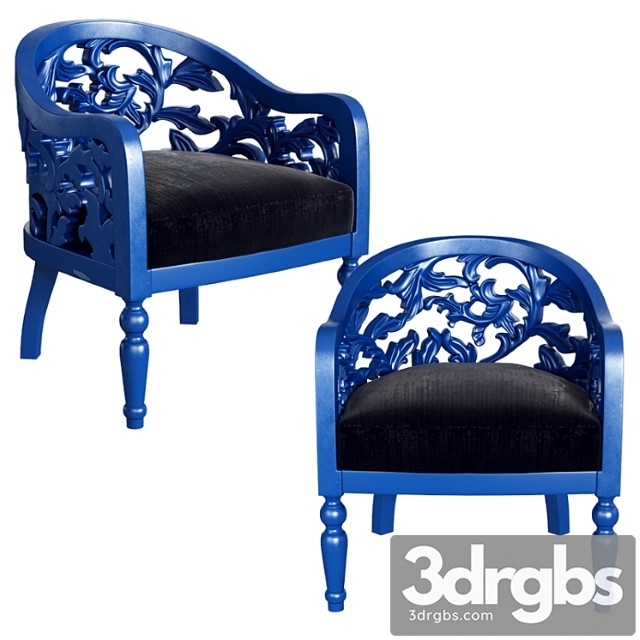 Berger Armchair Monique 3dsmax Download - thumbnail 1