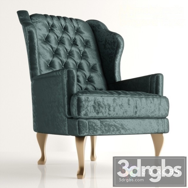 Bergere Nizza Armchair 3dsmax Download - thumbnail 1