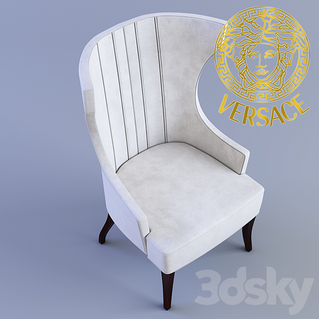 Bergere Pouff Versace Home 3DS Max Model - thumbnail 2