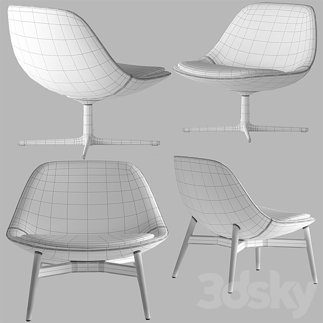 Bernhardt design _ Chiara 3DS Max Model - thumbnail 3