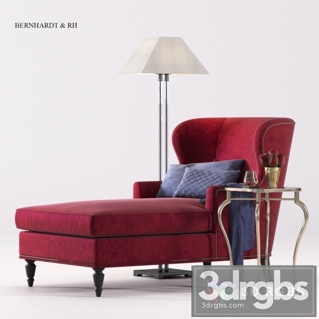 Bernhardt Nadine Chaise 3dsmax Download - thumbnail 1